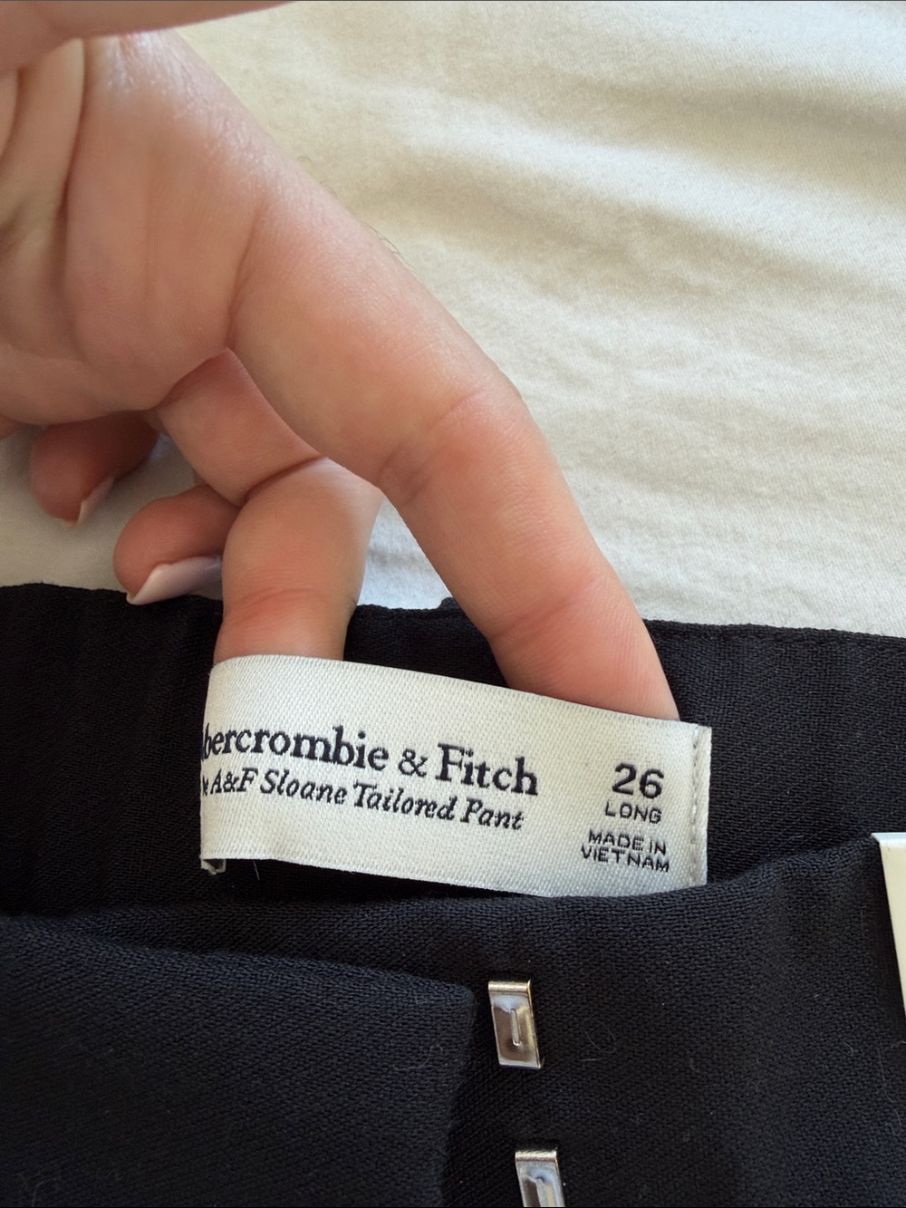NWT ‼️ A&F Tailored Wide Leg Pants - Picture 6 of 6
